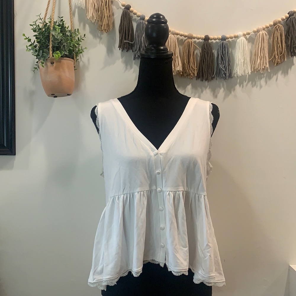 Forever 21 peplum tank